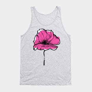 Pink poppy Tank Top